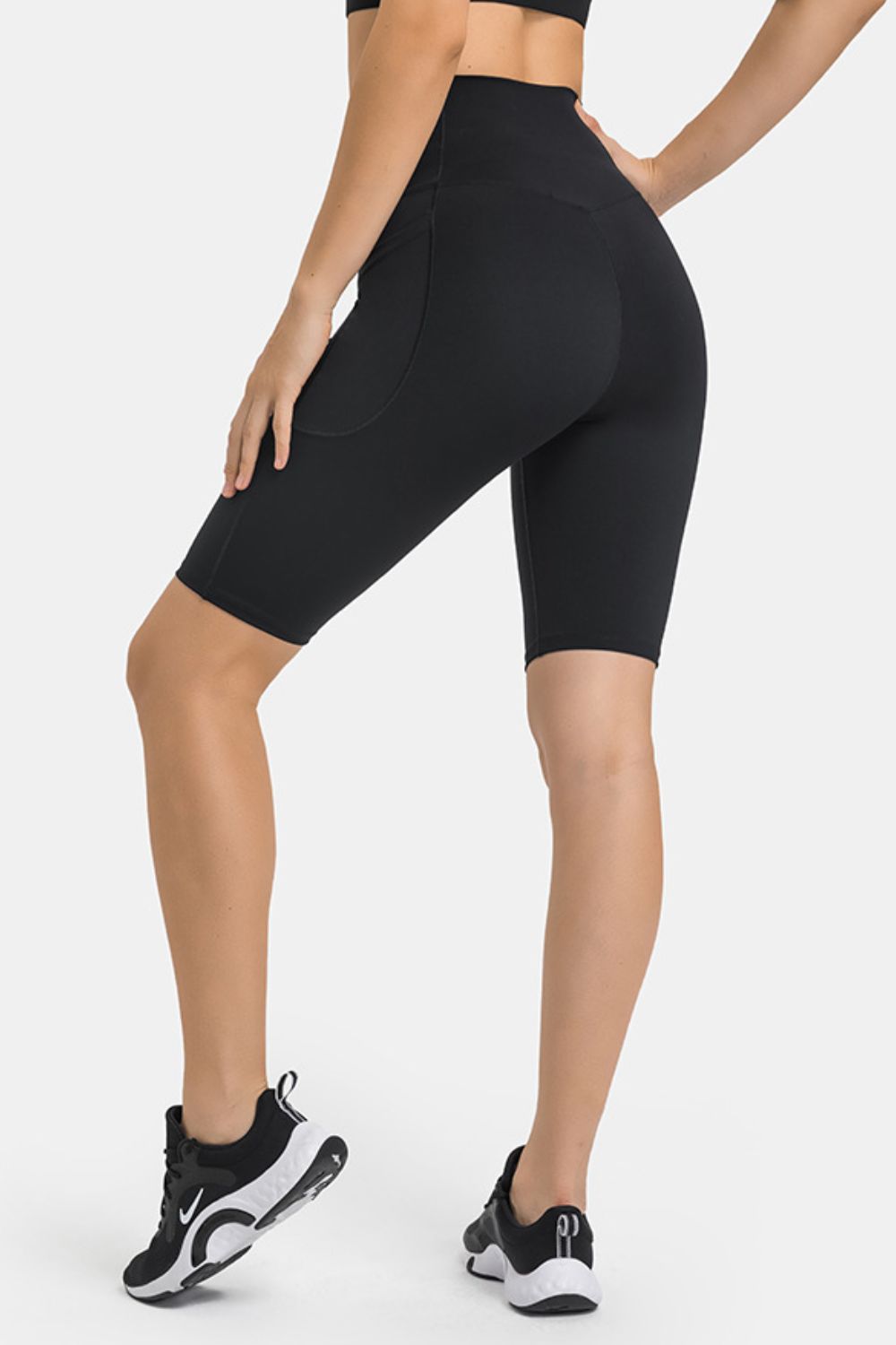 Millennia High Waist Biker Shorts with Pockets - felvior