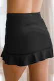 Ruffle Hem Swim Skort - felvior