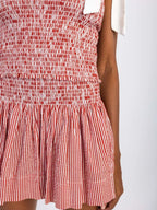 Smocked Tie Shoulder Cami and Shorts Set