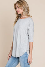 BOMBOM Round Neck Half Sleeve T-Shirt