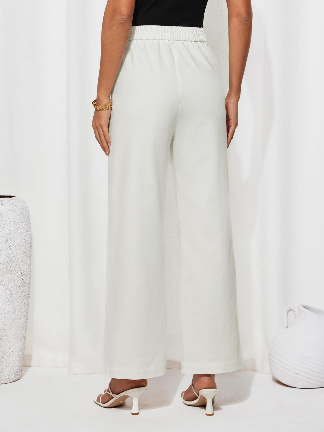 High Waist Wide Leg Pants - felvior