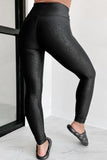 Pocketed V-Cut Waist Leggings - felvior