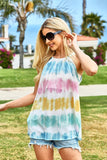 BiBi Tie-Dye Halter Neck Top - felvior