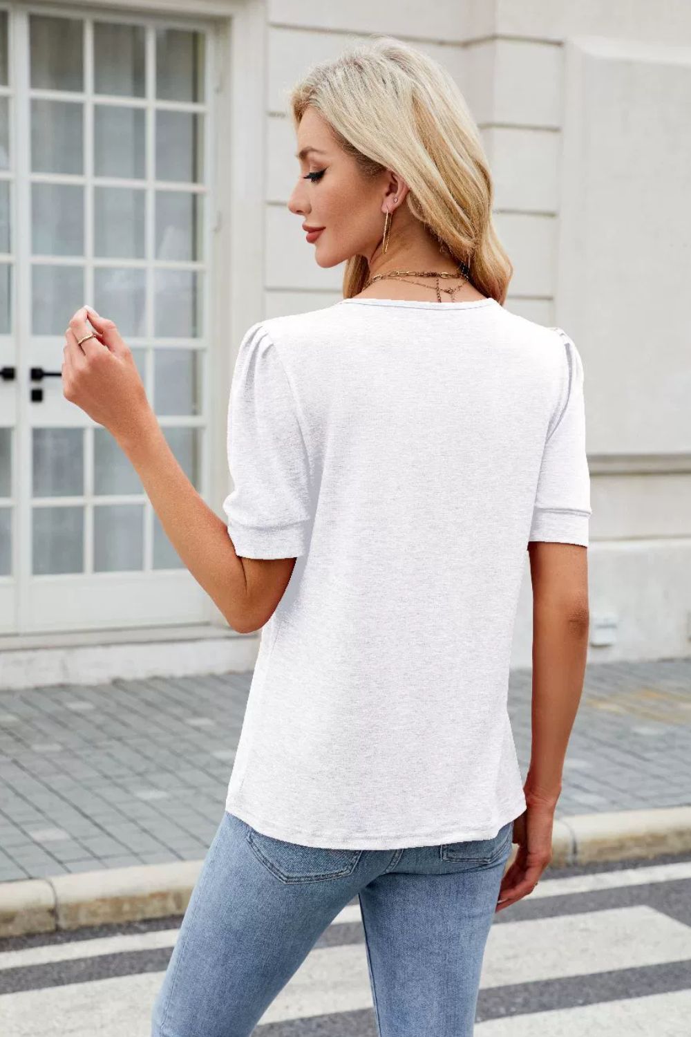 Round Neck Short Sleeve T-Shirt