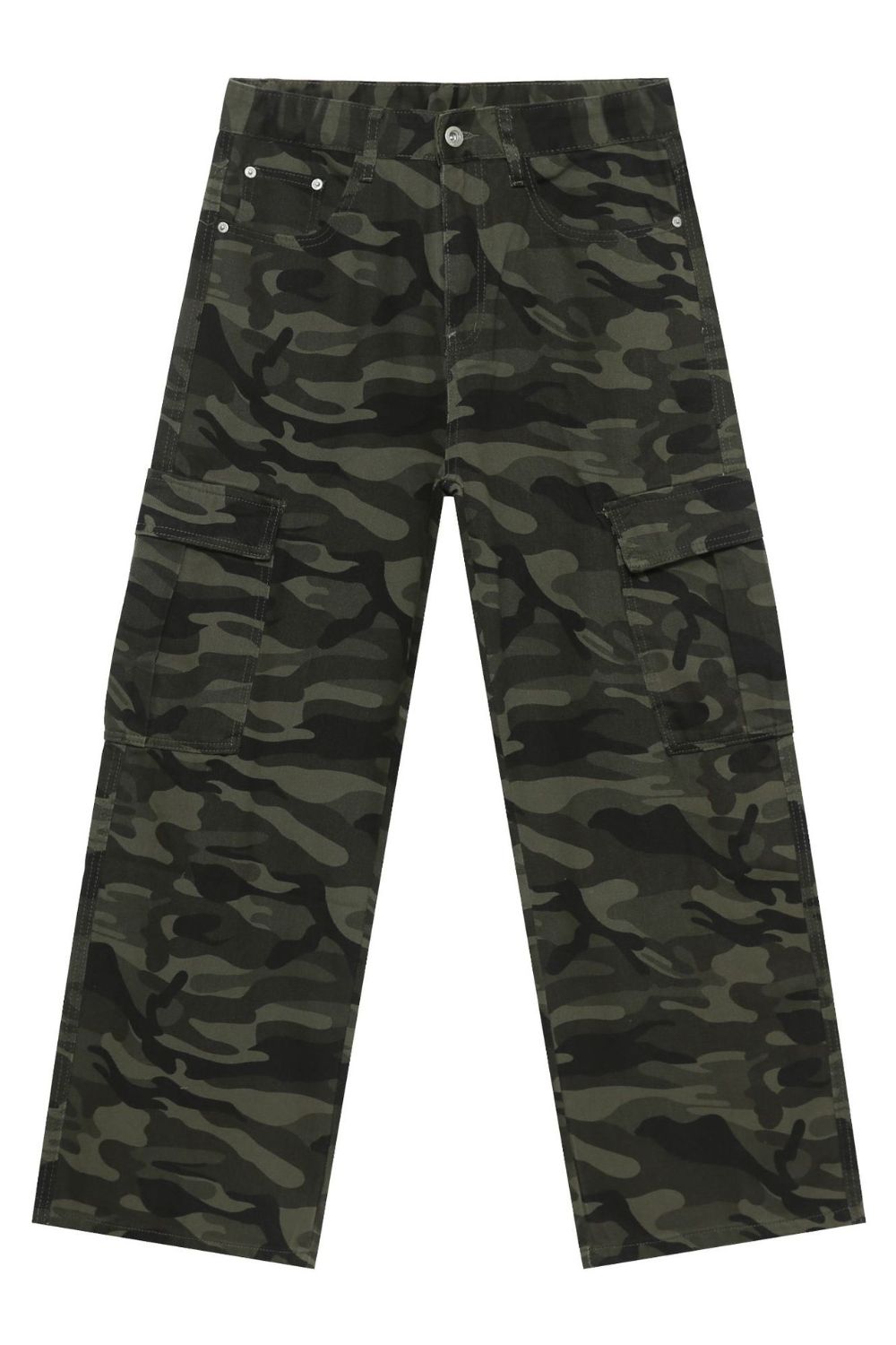 Men's Camouflage Jeans with Pockets