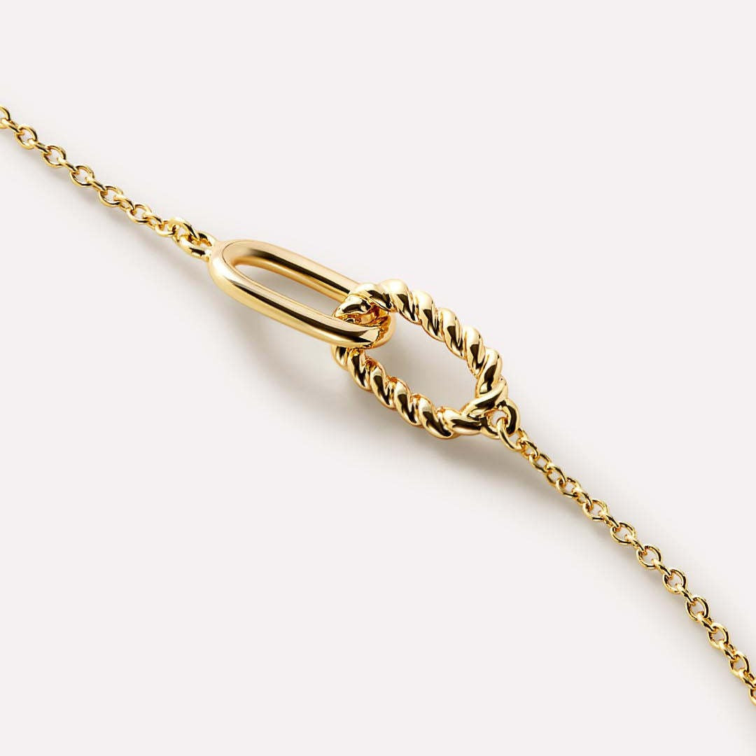 Interlocked Titanium Steel Necklace - felvior