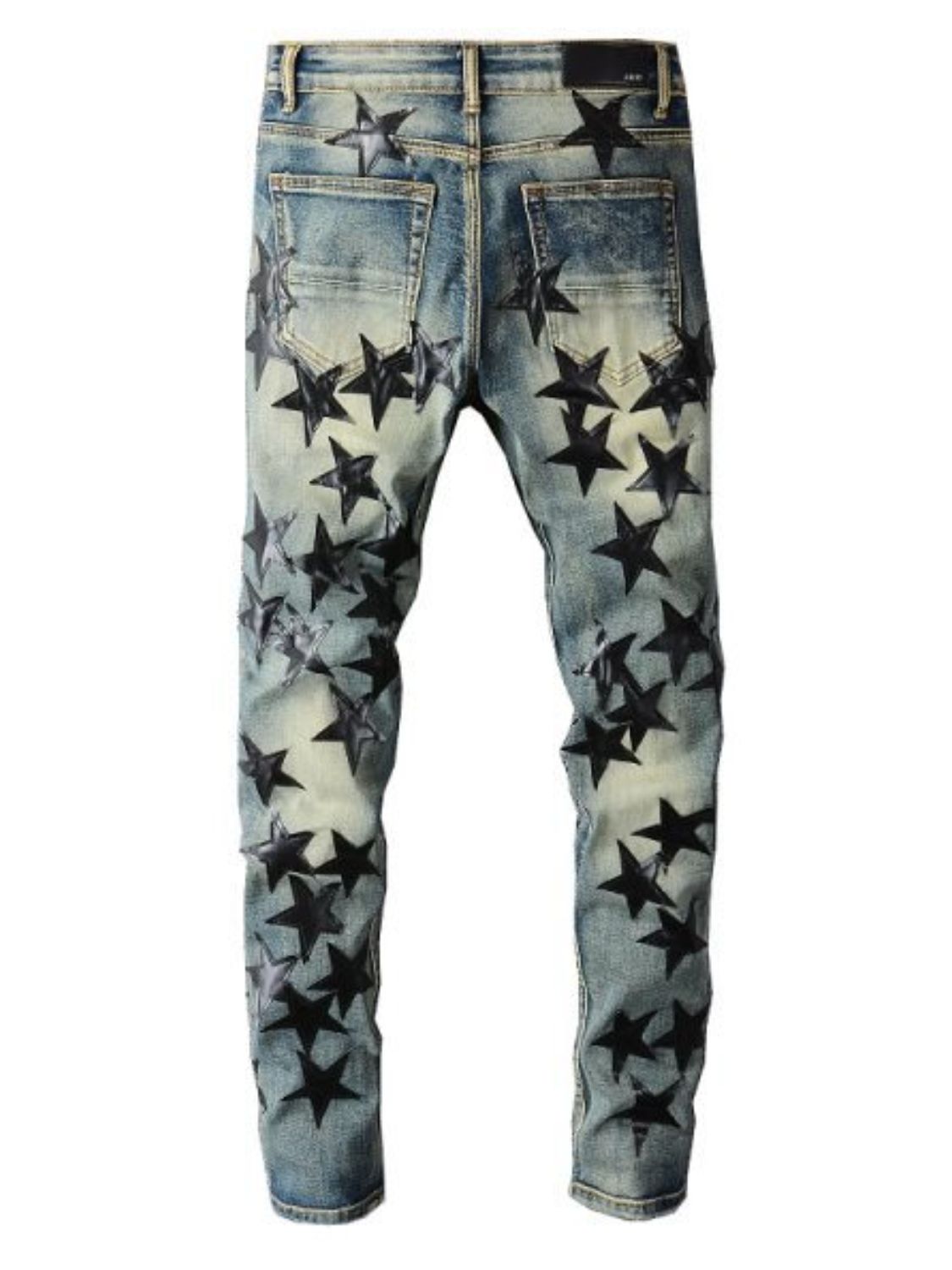 Men's Washed Star Slim Jeans Zweitbild