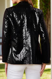 Sequin Nutcracker Long Sleeve Blazer - felvior
