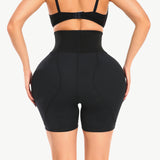 Full Size Removable Pad Shaping Shorts - felvior