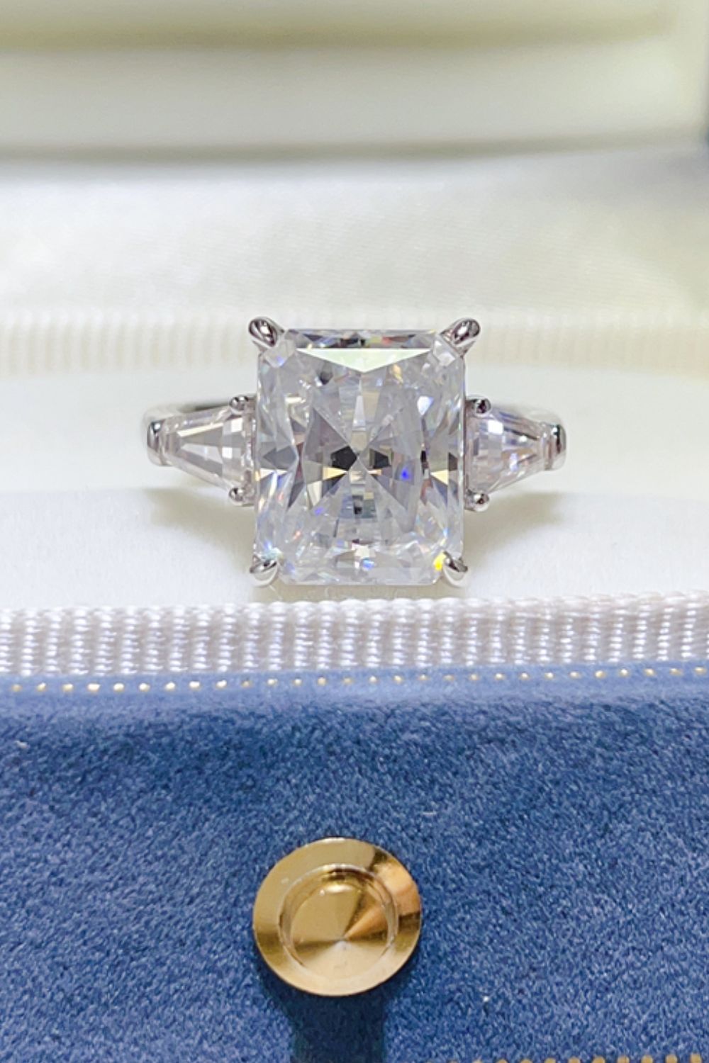 5 Carat Moissanite 925 Sterling Silver Ring - felvior