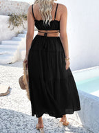 Devine Tie Back Cami Midi Dress