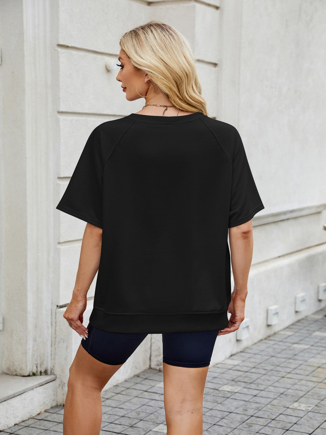 Round Neck Short Sleeve T-Shirt