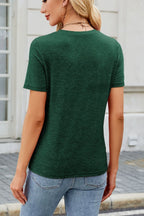 Round Neck Short Sleeve T-Shirt