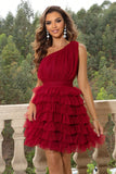One-Shoulder Sleeveless Dress - felvior