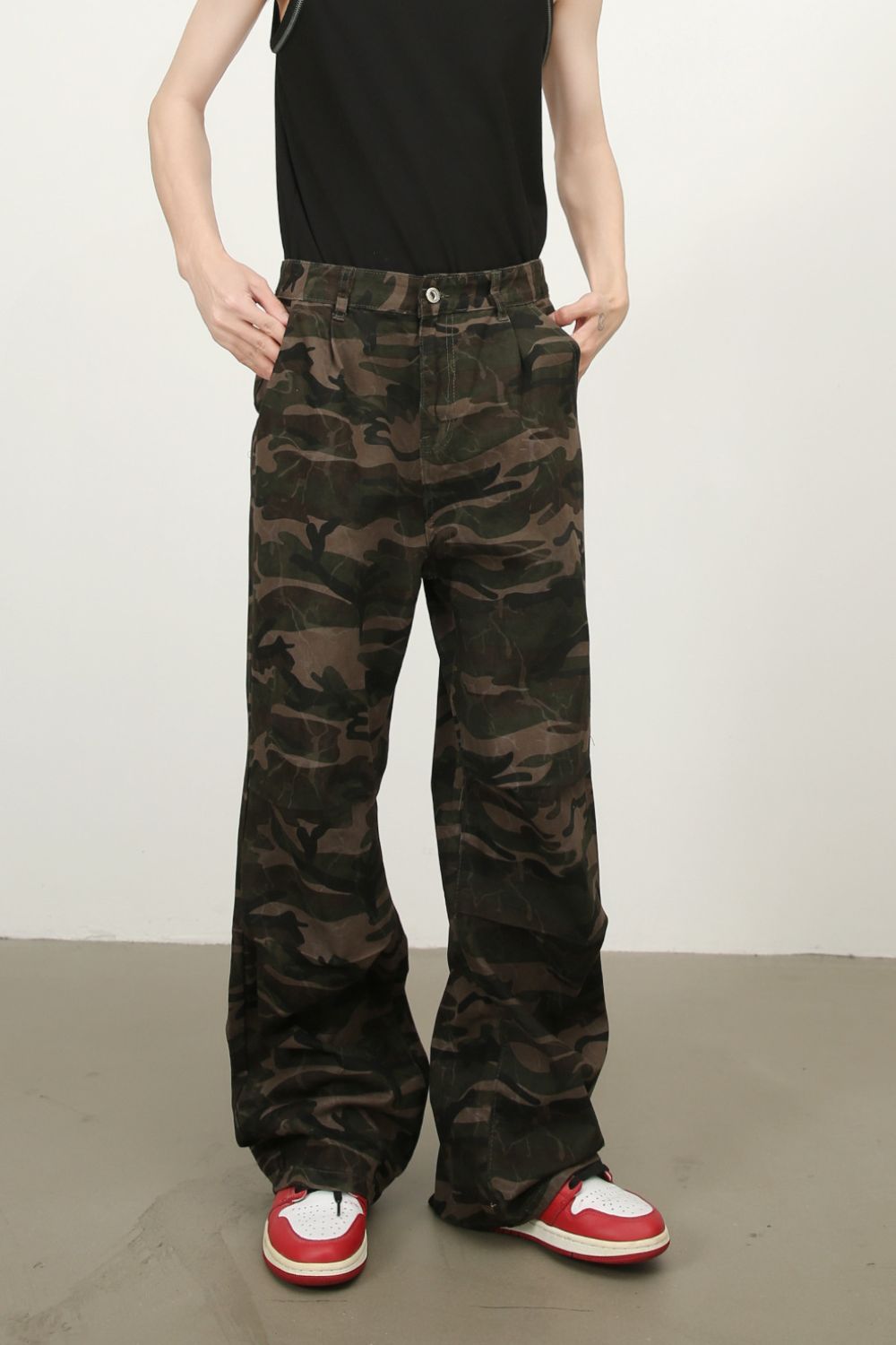 Men's Camouflage Jeans with Pockets Hauptbild