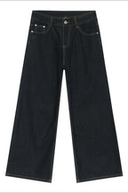 Men's Wide Leg Jeans with Pockets