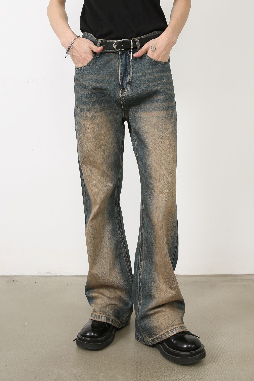 Men's Bootcut Jeans with Pockets Zweitbild