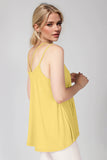 Basic Bae Bamboo Scoop Neck Double Spaghetti Straps Cami - felvior