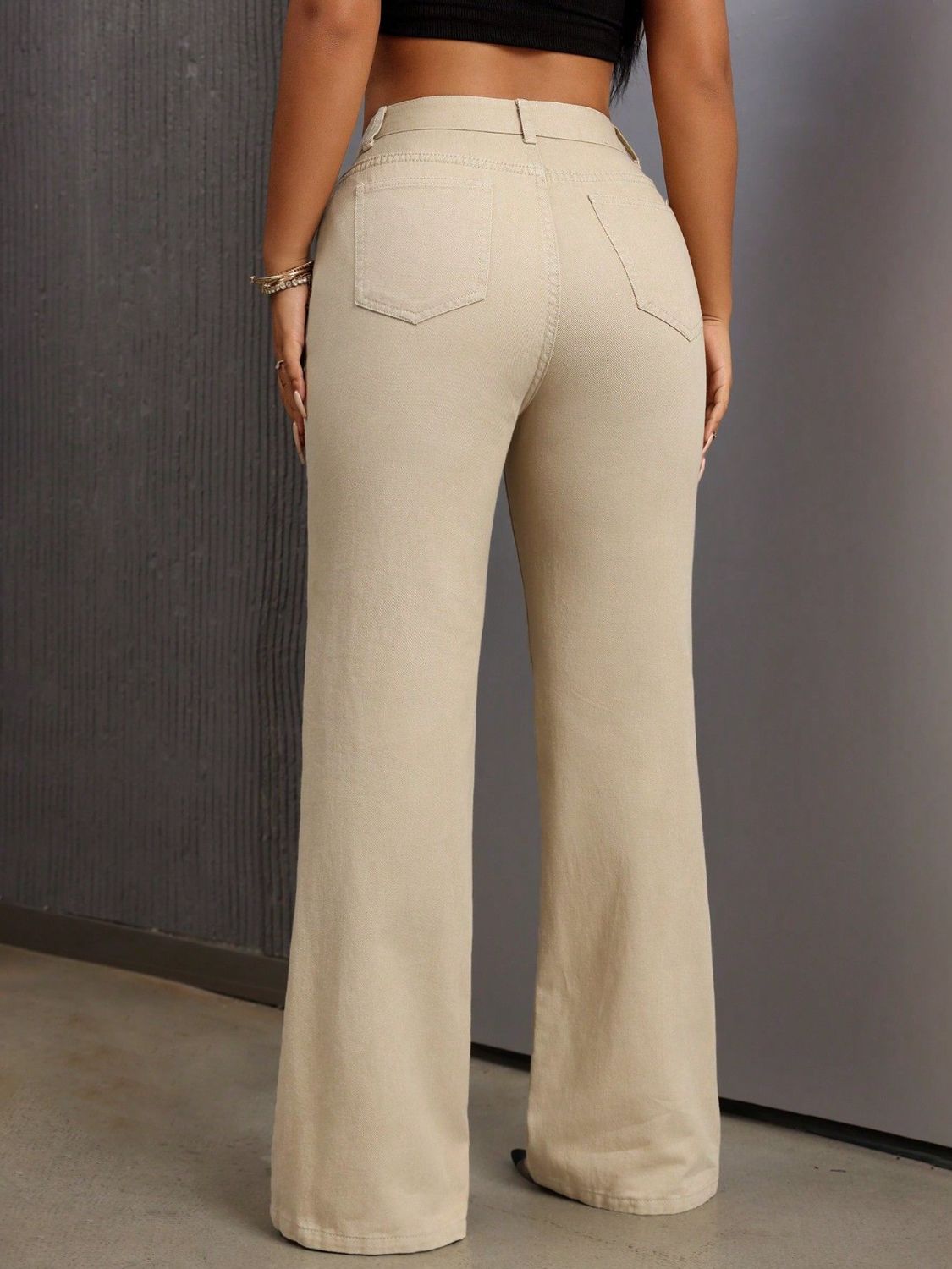 Bootcut Jeans with Pockets - felvior