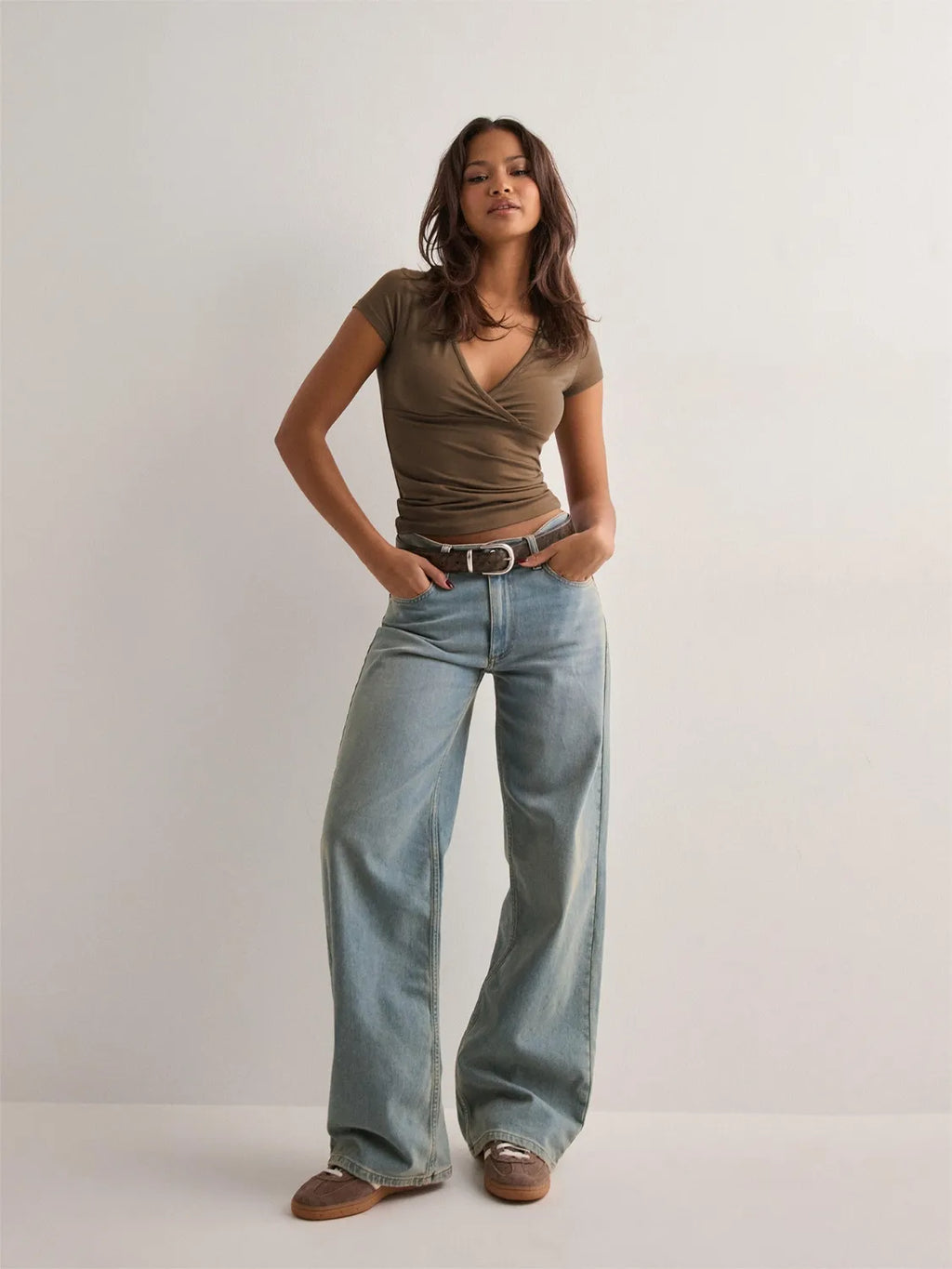 Surplice Short Sleeve T-Shirt