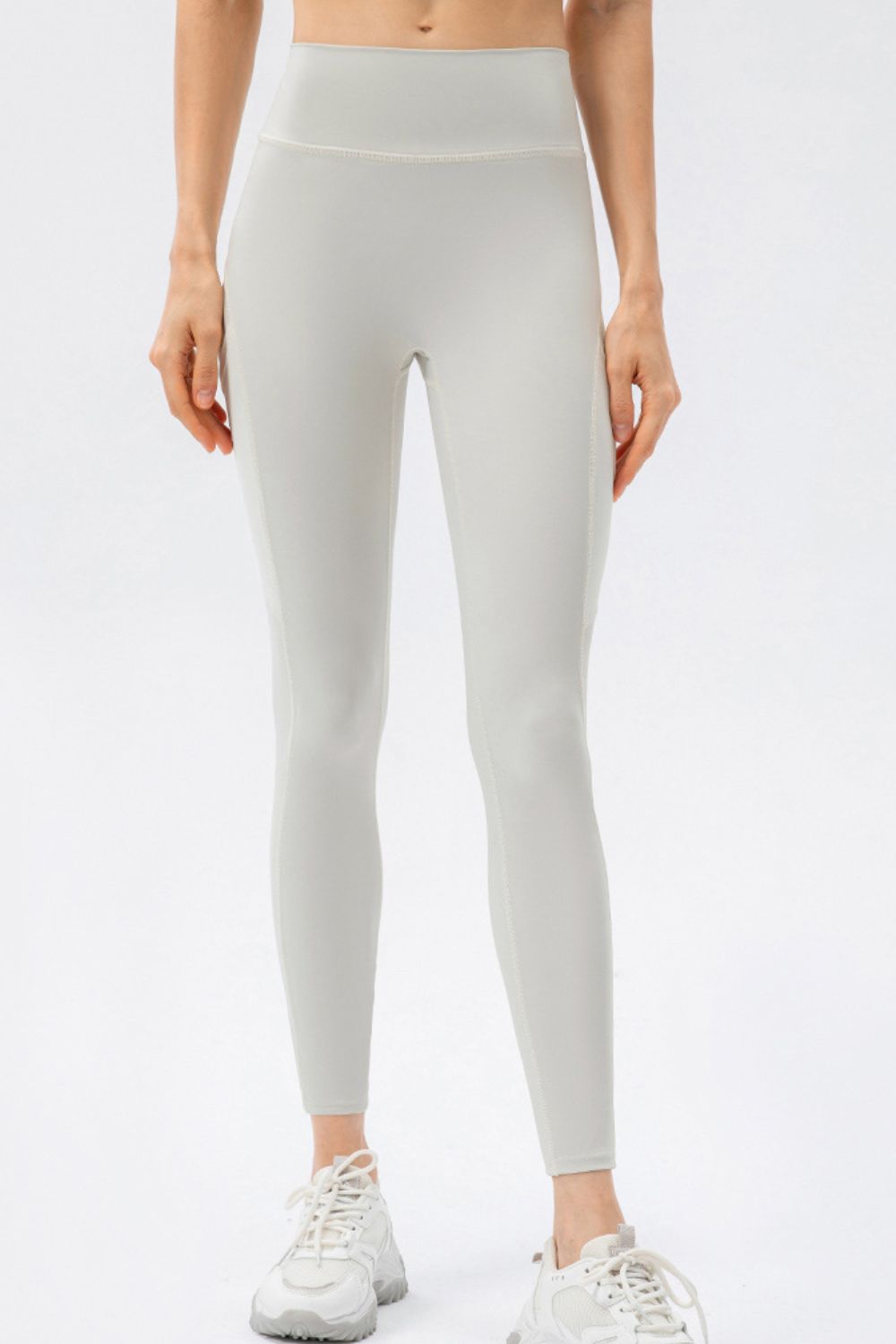 High Waist Slim Fit Long Sports Pants - felvior