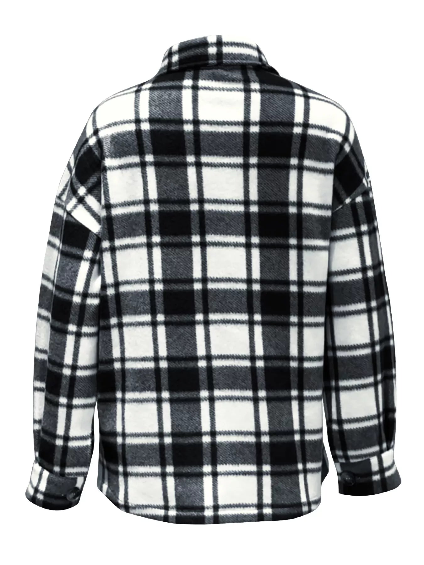 Plaid Button-Up Jacket Secondary image