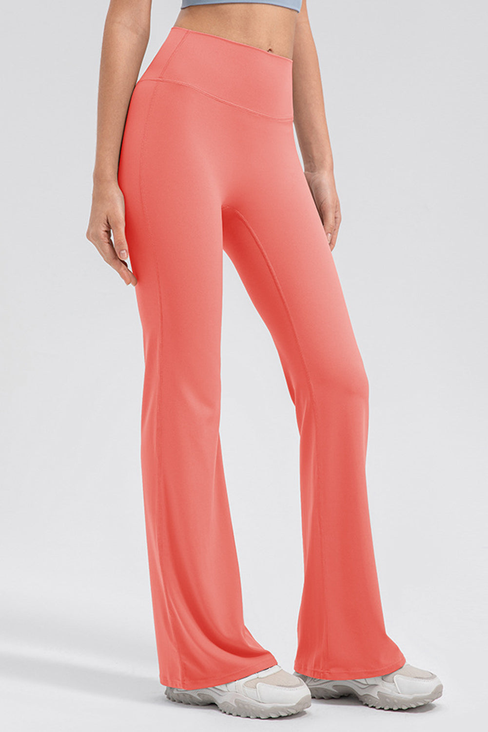 High Waist Straight Active Pants - felvior
