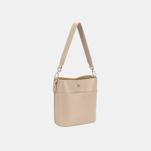 David Jones PU Leather Shoulder Bag - felvior