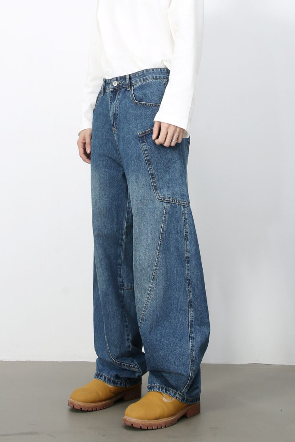 Men's Wide Leg Jeans