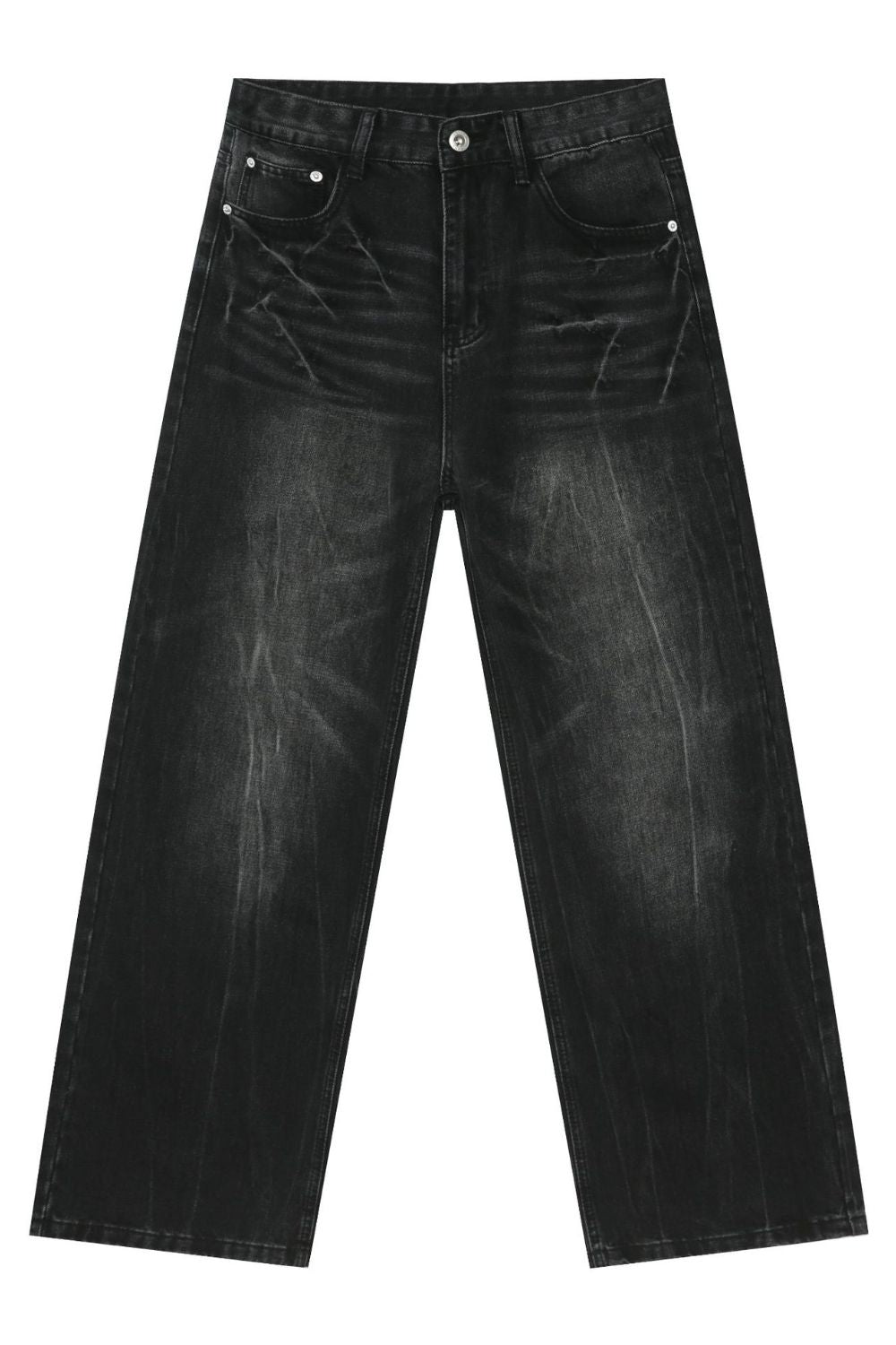 Men's Loose Fit Jeans with Pockets