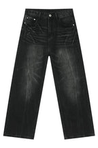 Men's Loose Fit Jeans with Pockets
