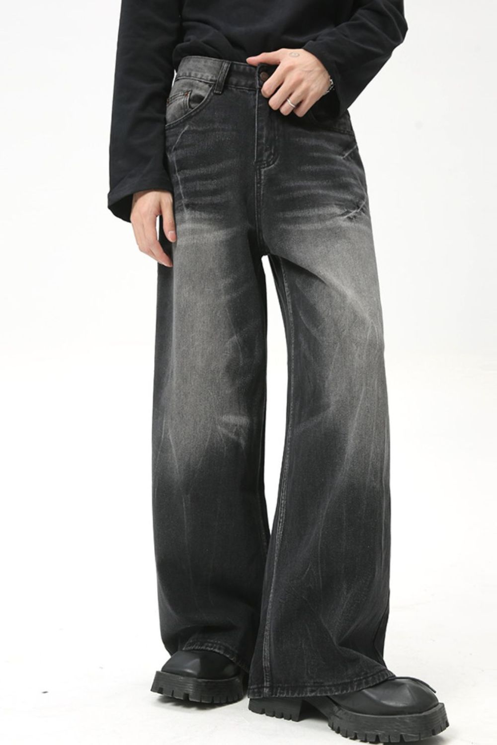 Men's Cat's Whisker Wide Leg Jeans Hauptbild