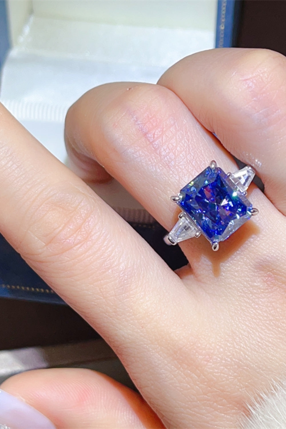 5 Carat Moissanite 925 Sterling Silver Ring - felvior