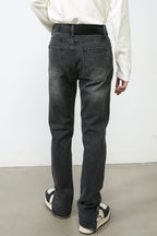 Men's Decor Zip Jeans with Pockets