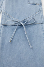 Bowknot Decor Cargo Jeans