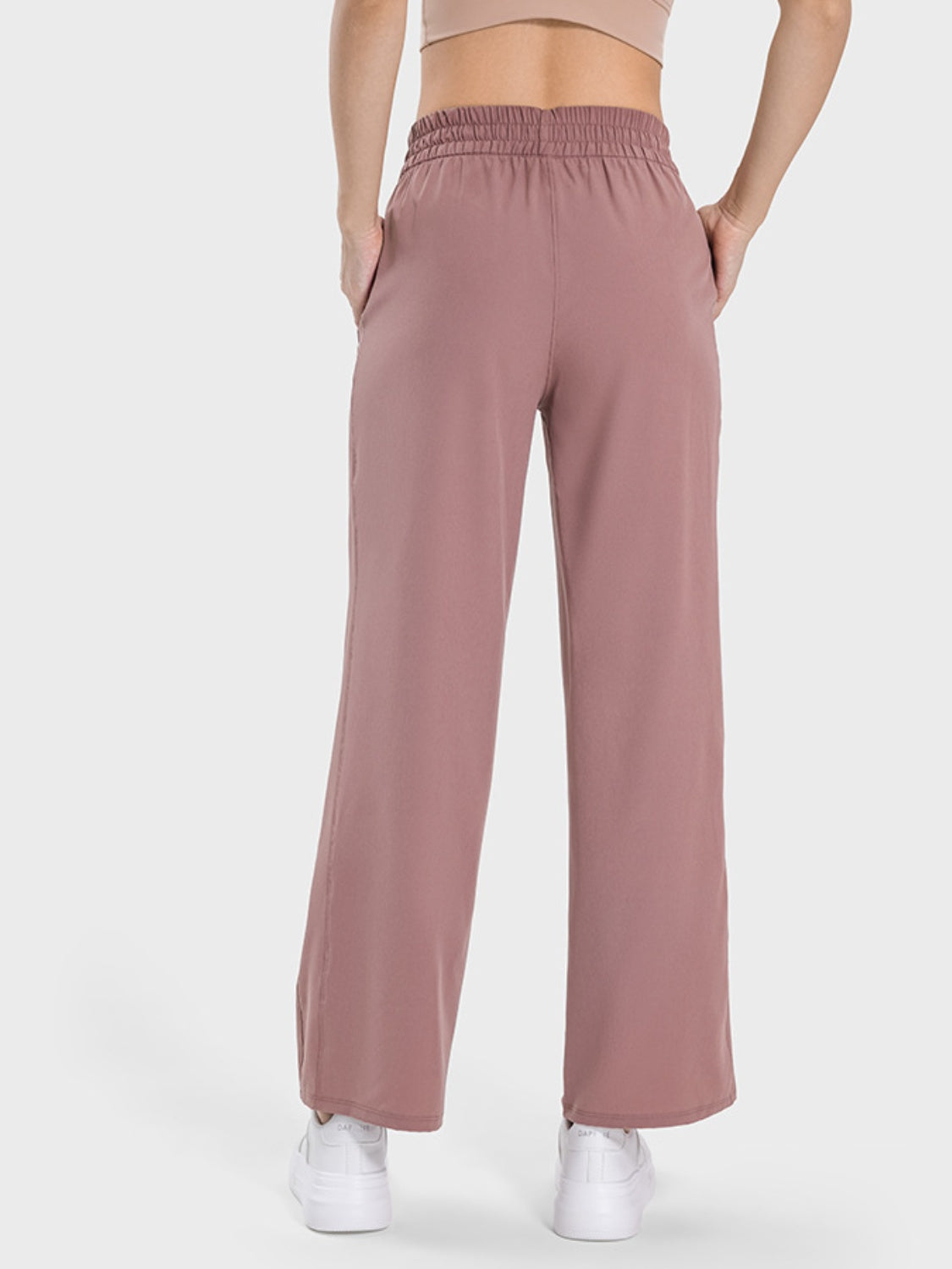 Millennia Drawstring Pocketed Active Pants - felvior
