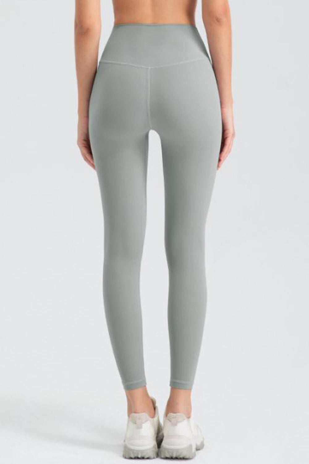 Wide Waistband Slim Fit Active Leggings - felvior