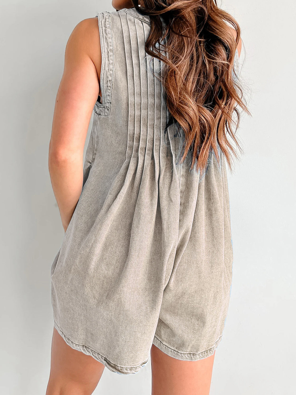 Tied Romper with Pockets - felvior
