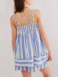 Smocked Square Neck Cami and Shorts Set - felvior