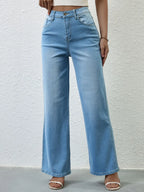 High Rise Wide Leg Jeans