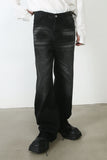 Men's Frayed Hem Jeans - felvior