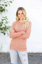 Round Neck Raglan Sleeve Sweater