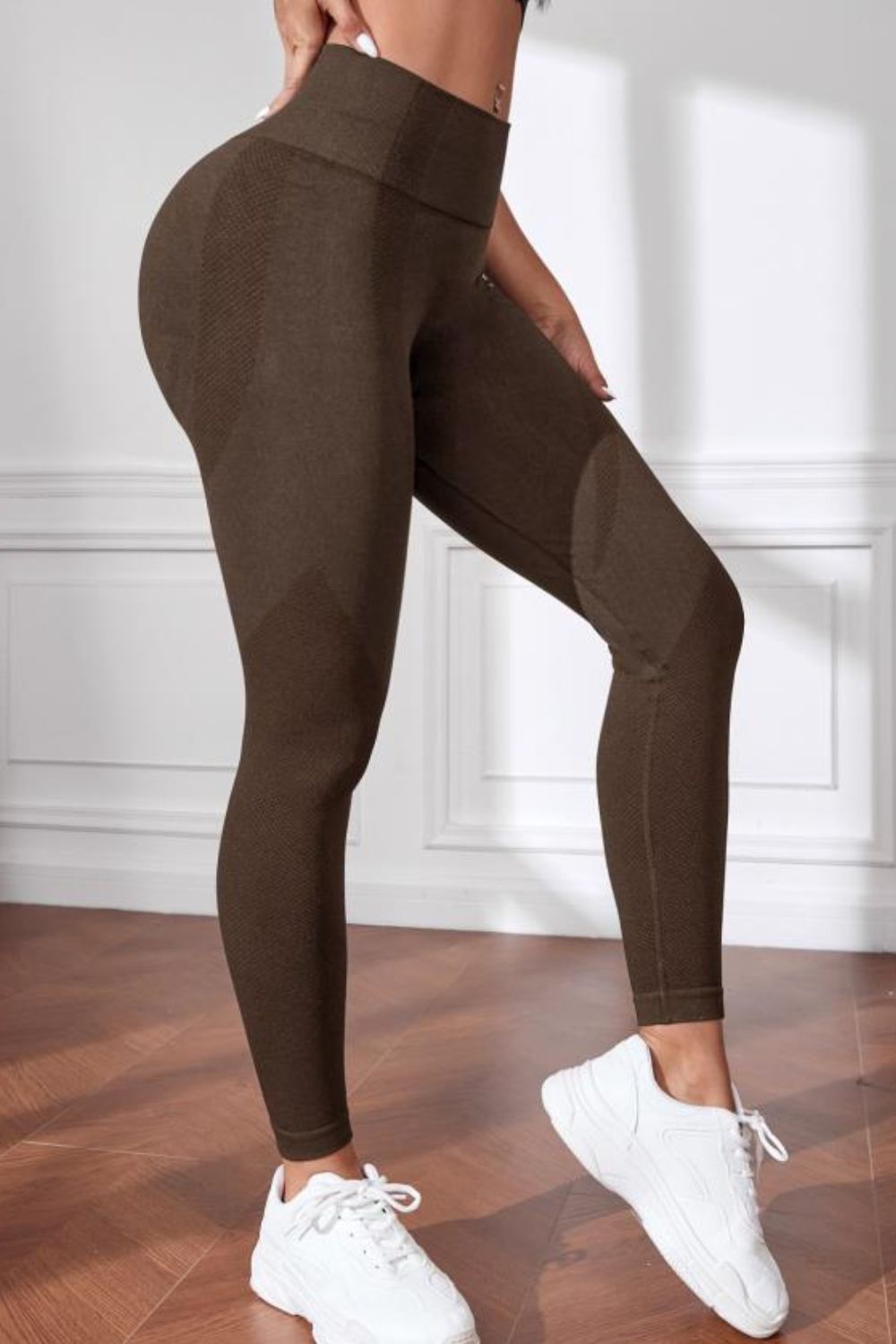 High Waistband Long Active Pants - felvior