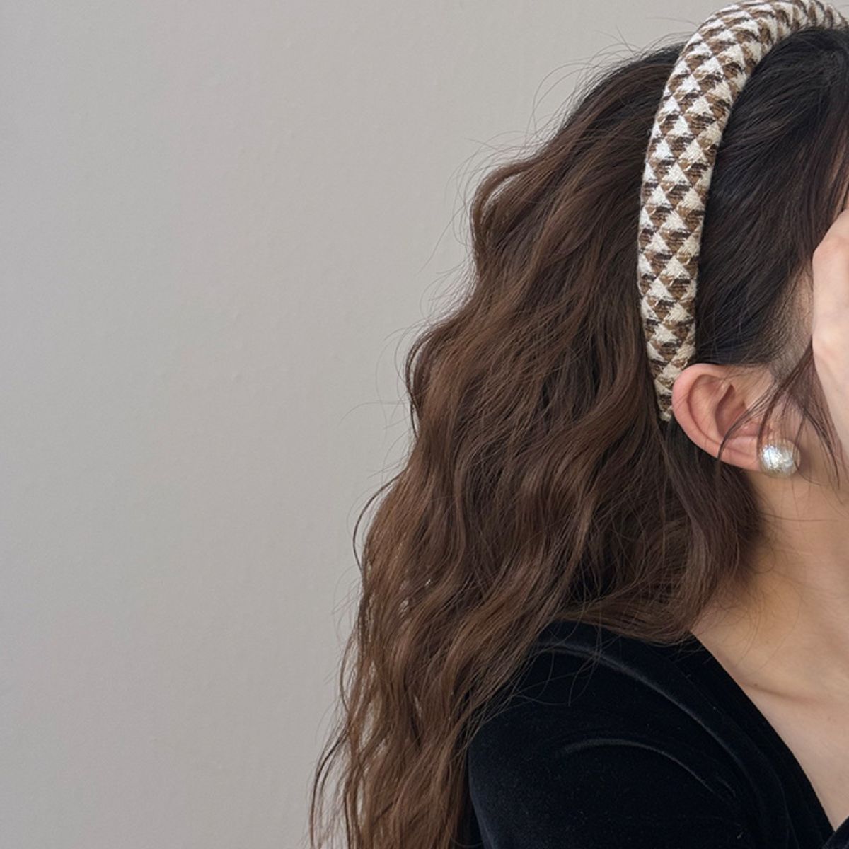 Polyester Wide Hair Headband - felvior