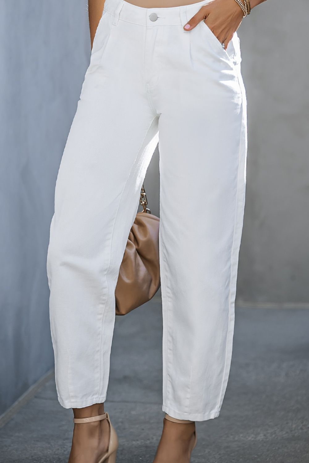 High-Waist Straight Jeans - felvior