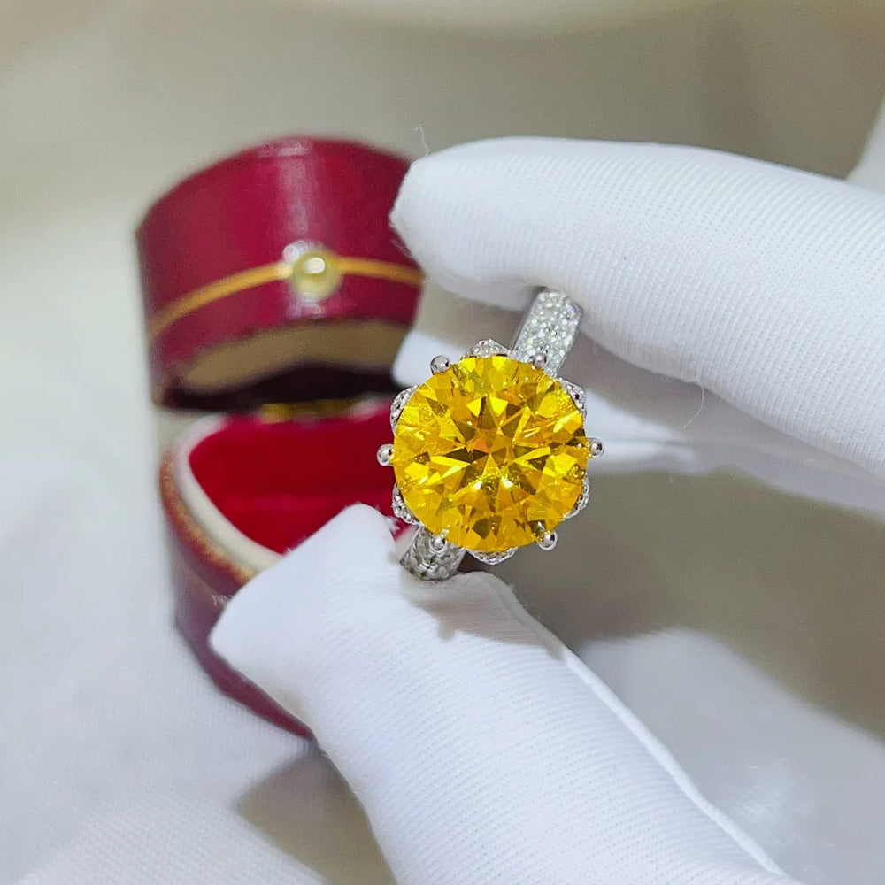 5 Carat Moissanite 925 Sterling Silver Ring