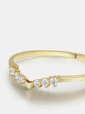 925 Sterling Silver Inland Zircon Ring - felvior