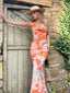 Backless Tie-Dye Maxi Cami Dress