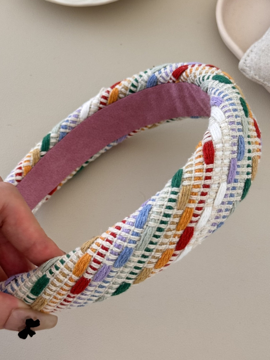 Colorful Polyester Hair Headband - felvior