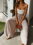 High Waist Wide Leg Pants